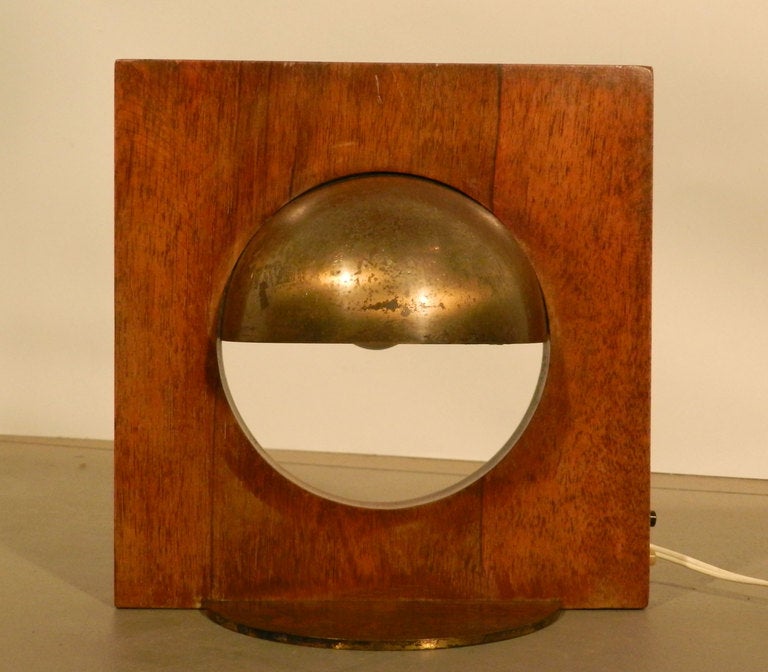 LOUIS DAMON, RARE MODERNIST  LAMP 1931 In Good Condition In Saint-Andre lez Lille, France