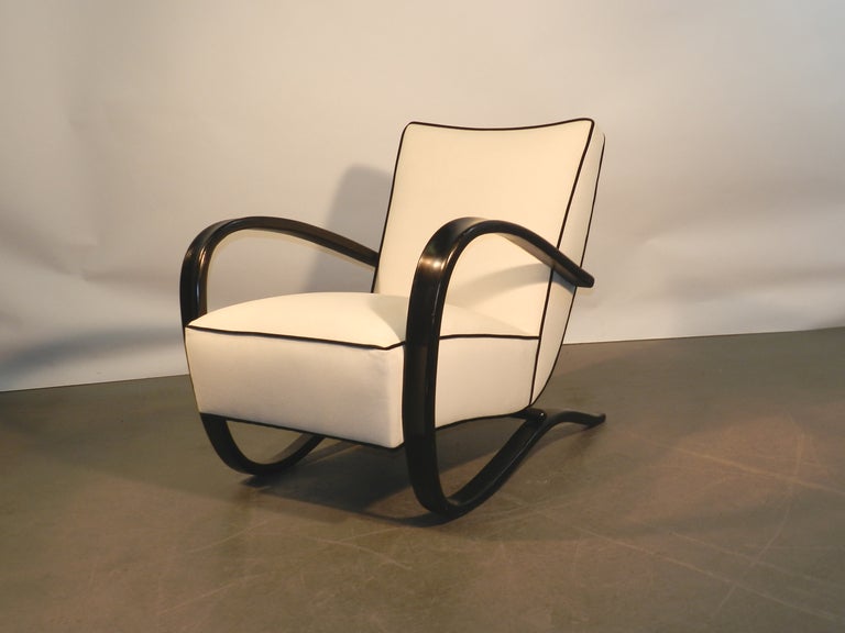 Pair Of Jindrich Halabala Armchairs