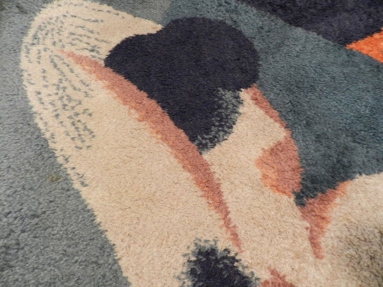 Mid-20th Century  Art Deco carpet signed Magritte 1928 For Sale