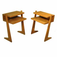 Guillerme Et Chambron Set Of Two Nightstands