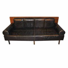 Modernist Leather Bench