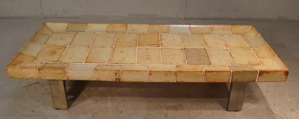 Ceramic Table By Roger Capron Vallauris 1960/1970