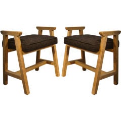 pair of side chairs by Guillerme et Chambron, Votre Maison