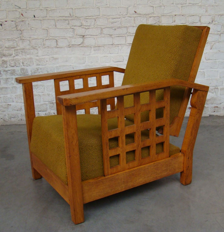 Paire de fauteuils Art-deco modernistes