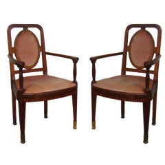 Pair of 1900's  armchairs