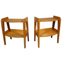 Pair Of Night Stands By Charles Dudouyt (signed)