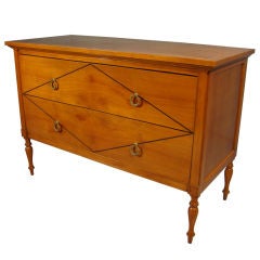 1950 NEO CLASSICAL CHEST OF DRAWERS IN CHERRY WOOD