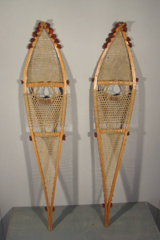 Canadian 1930 Indian Snowshoes For Sale