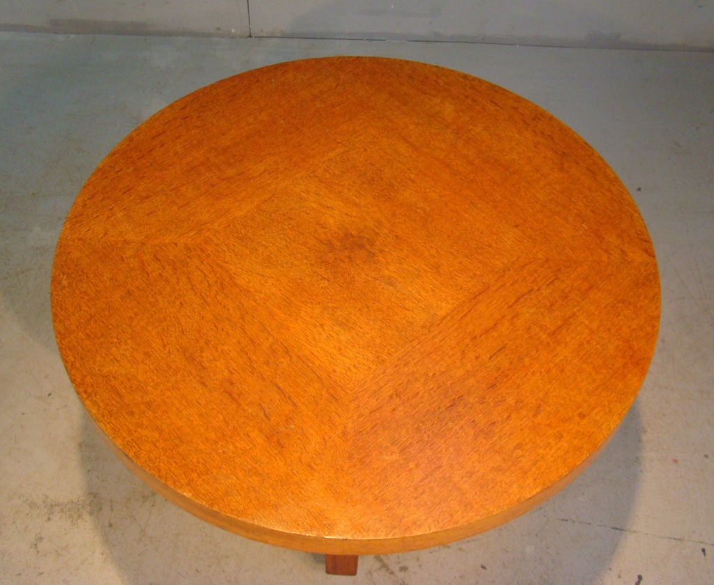 Charles Dudouyt Gueridon En Chene Edition La Gentilhommiere