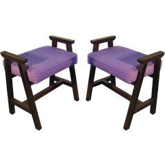 Pair of side chairs by Guillerme et Chambron, Votre Maison