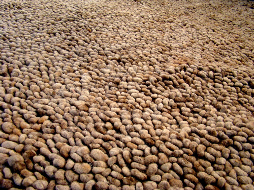 Whool Carpet By Bic Stone 1970