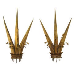 A Pair Of Important French Movie sconces 1950