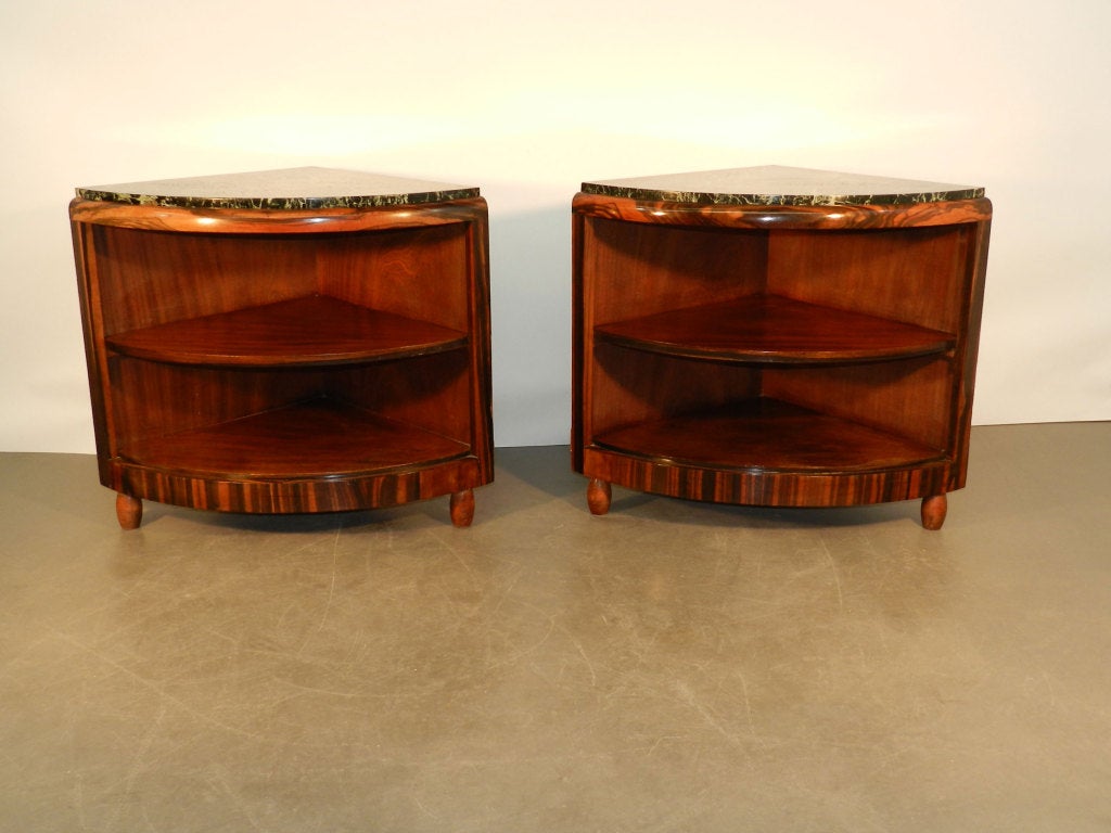 Pair of corner tables