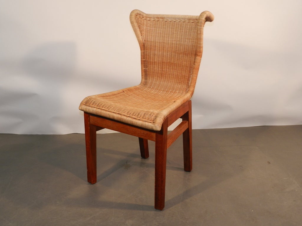 2 chairs attribued to Louis Sognot