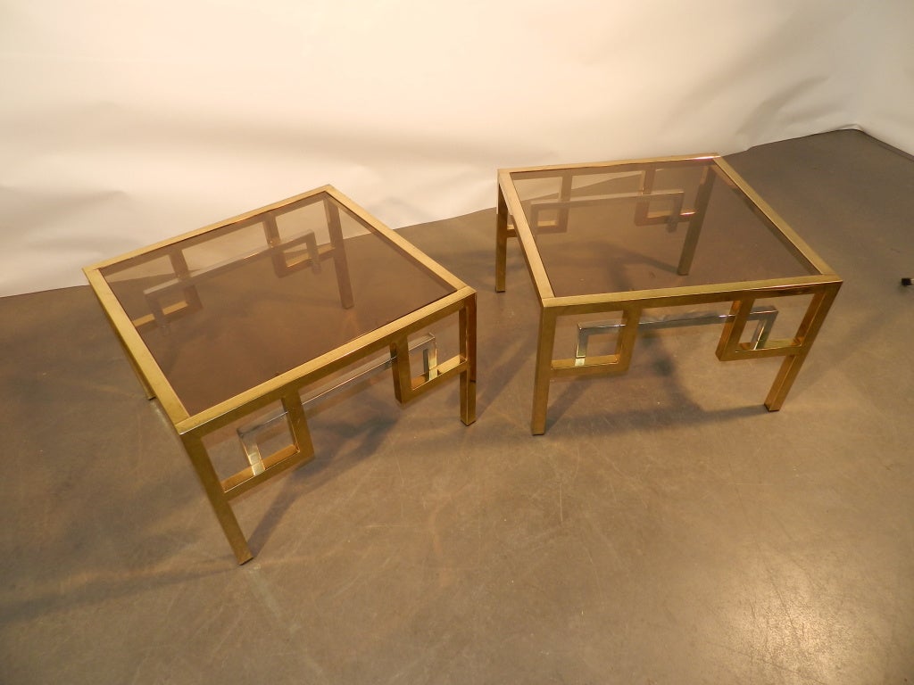 Pair of  Maison Jansen side tables