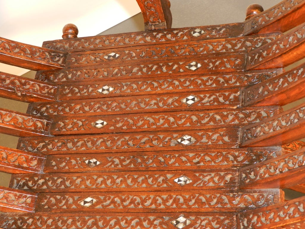 Pair of 19th century Syrian chairs For Sale 2