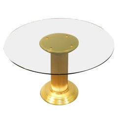 High bronze and brass gueridon.