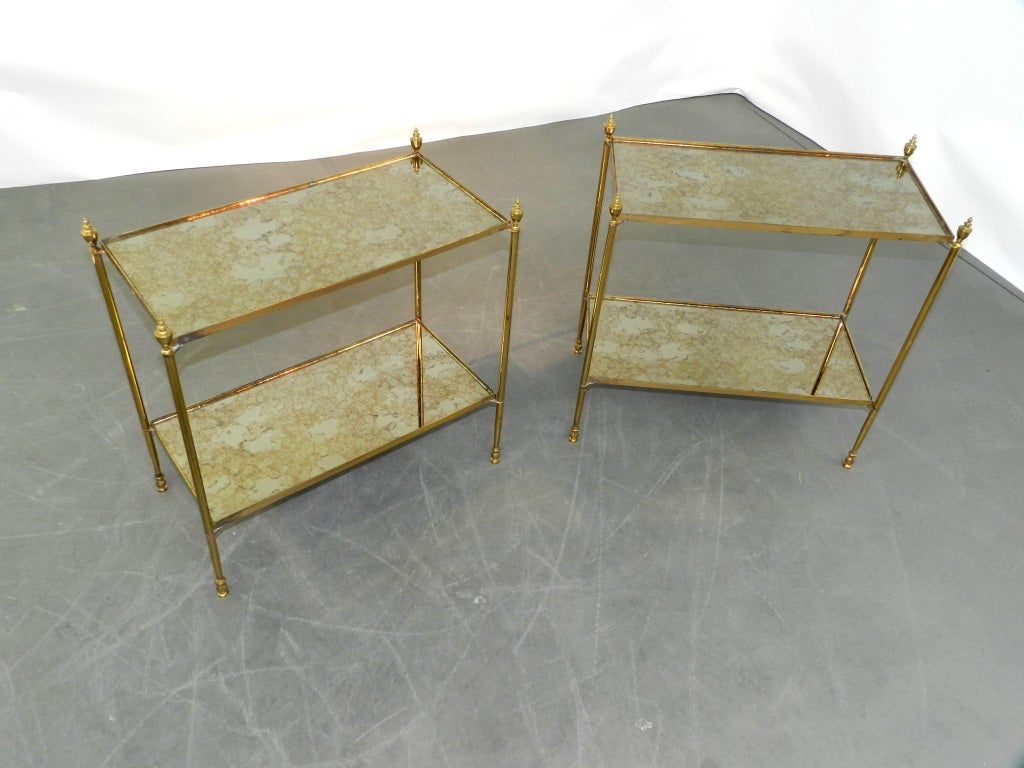 pair of Maison Bagues side table