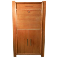 Art Deco Secretary in Cherry Wood 