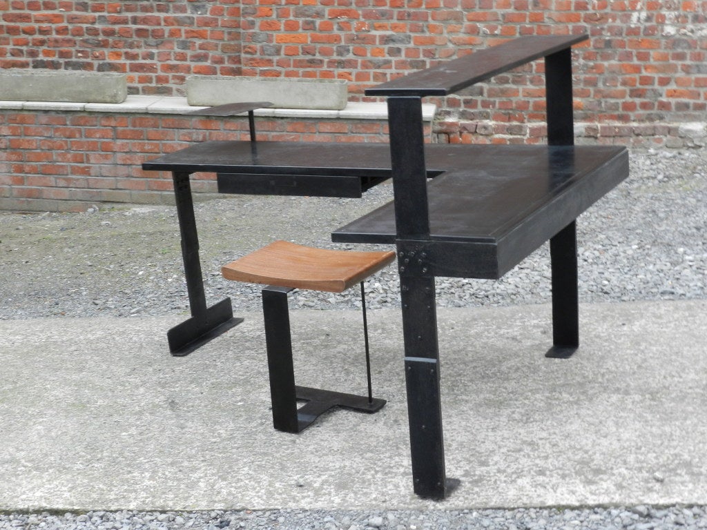 Art Deco desk after a model by Pierre Chareau 