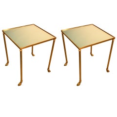 pair of Maison Bagues side table