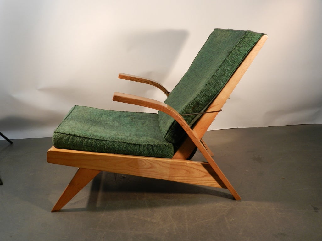 1950 armchair by Gustave Gautier