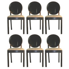 6 art-deco chairs 1930