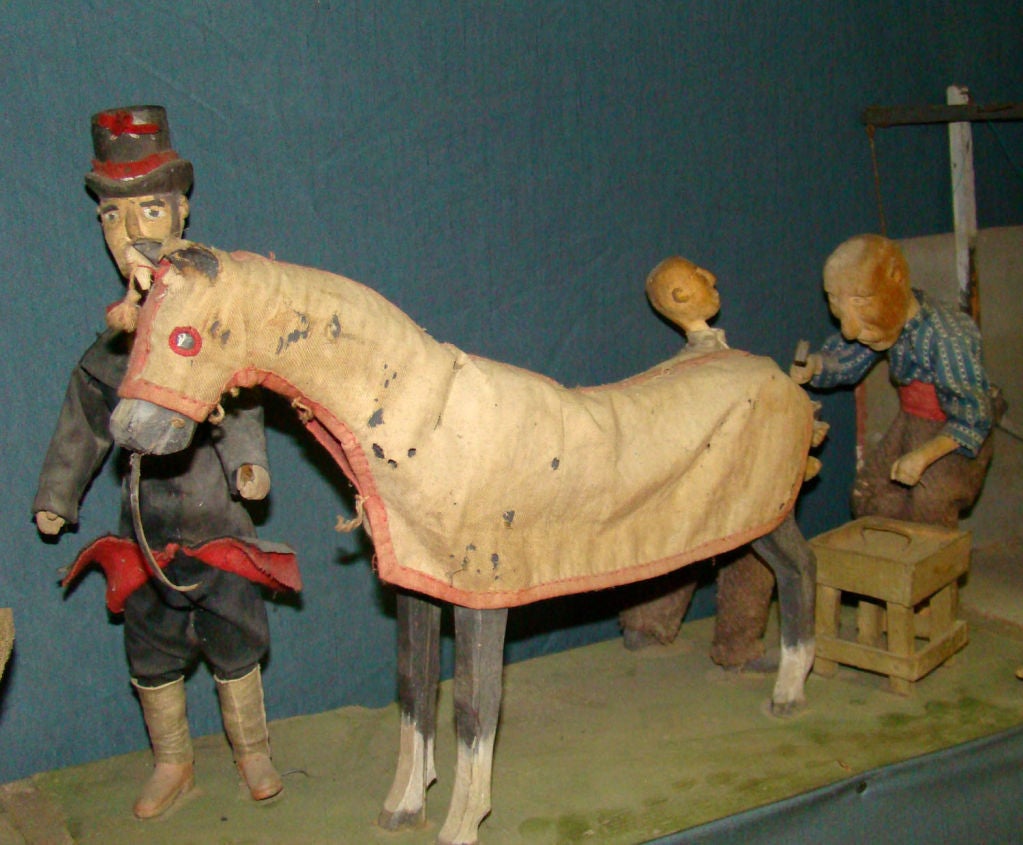 Pair Of Huge Animate Dioramas For Sale 6