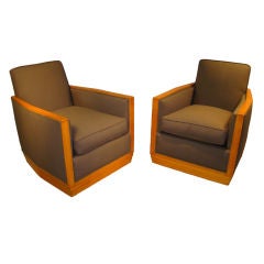 Pair Of Armchairs By D.i.m.