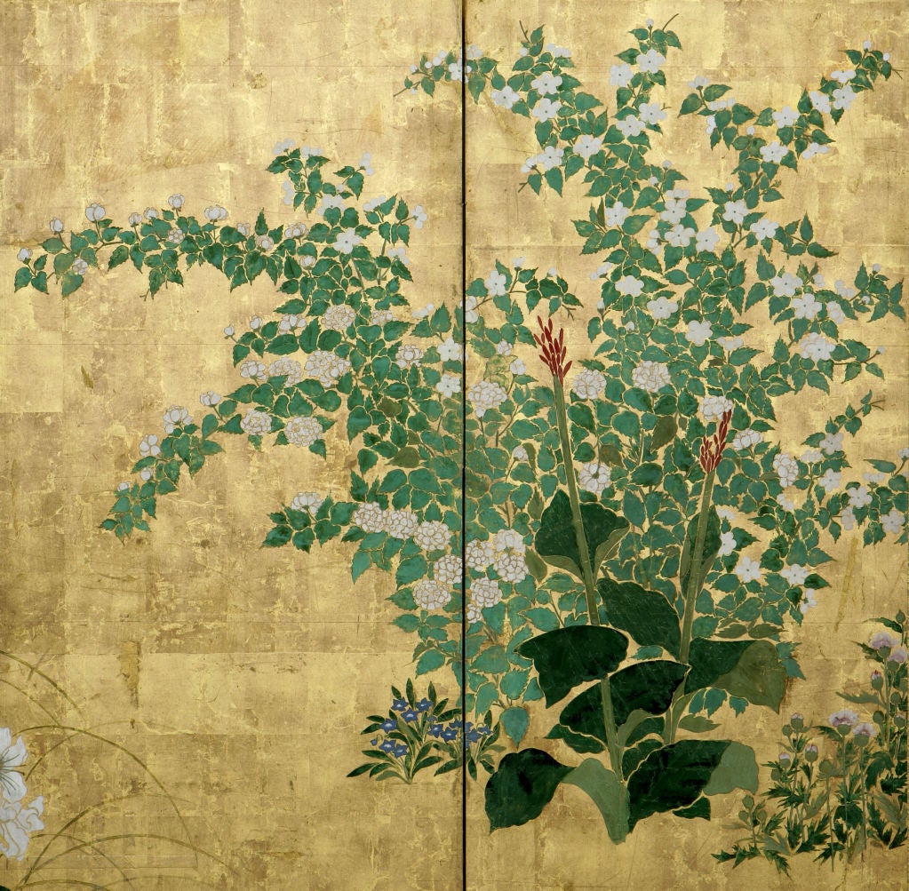 Japanese Flowers of the Four Seasons