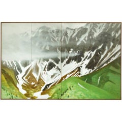 Japanese Alps in Snow by Takaki Tomizou  (b. 1908)