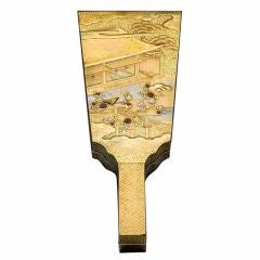 Antique Paddle-Shaped Writing Box