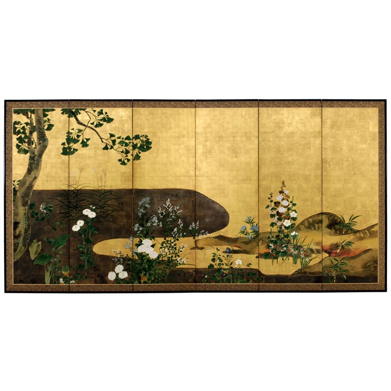 Gingko Tree and Seasonal Flowers For Sale