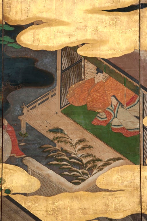 Japanese Scenes from the Tales of Genji