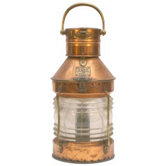 A Copper Masthead Lamp