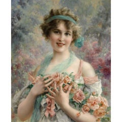 The Rose Girl by Emile Vernon