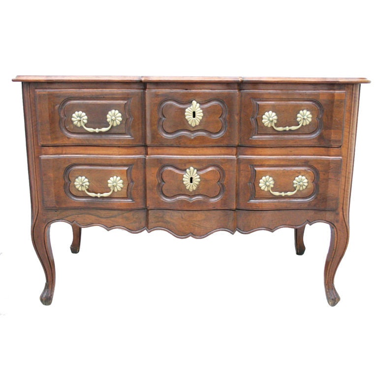 An Eighteenth Century French Walnut Chest For Sale