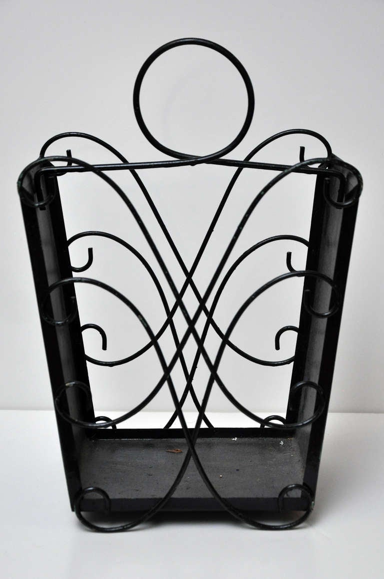Metal Magazine Holder 20th Century