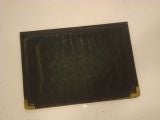 Green Leather Blotter