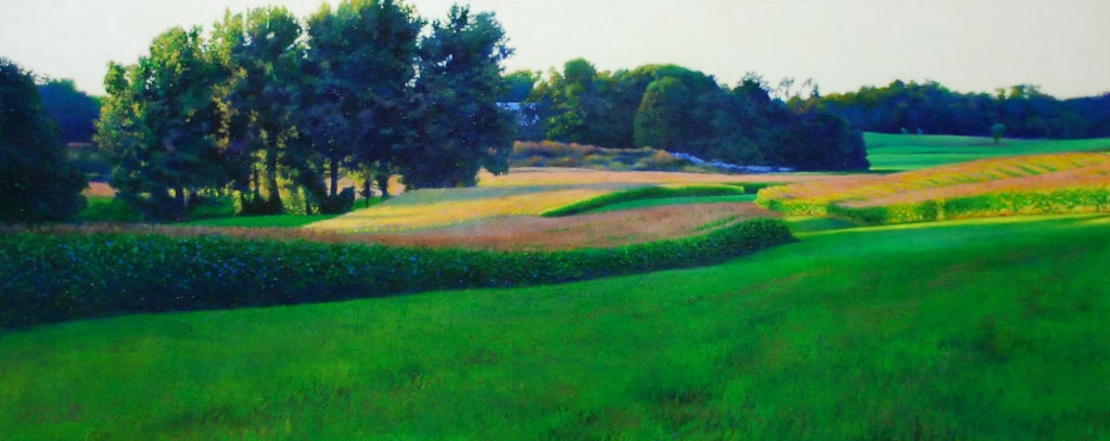 Deborah Ebbers Oil Painting, "Distant Meadow"