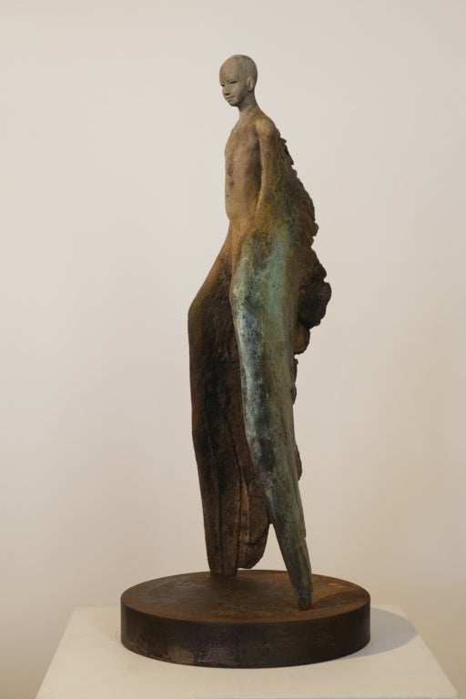 Spanish Jesus Curia Perez Bronze Sculpture, 