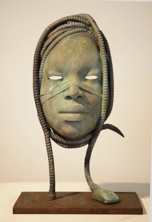 Jesus Curia Perez Bronze Sculpture, "Medussa II"