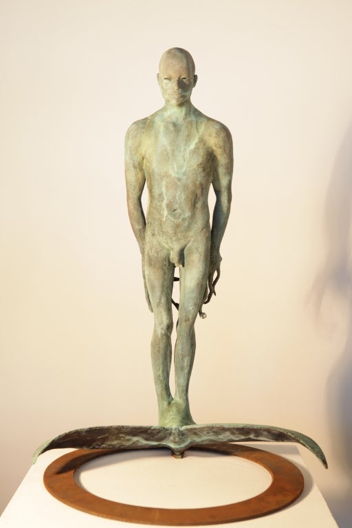 Jesus Curia Perez Bronze Sculpture, "Poseidon"