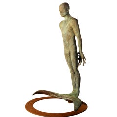 Jesus Curia Perez Bronze Sculpture, "Poseidon"