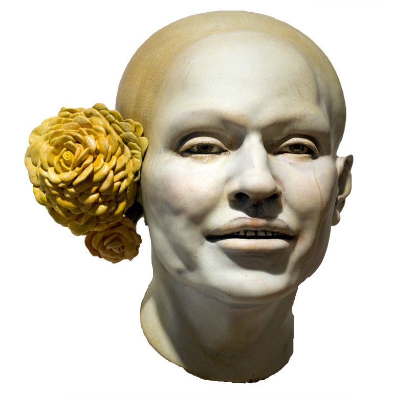 Cristina Cordova, "Tres Acrescencia" set of 3 sculptural heads