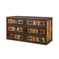 Jim Rose Steel Steel Strip Cabinet "Gee's Bend Quilt" inspired