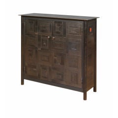 Jim Rose 2 Door Quilt Cupboard Inspired By "Gee's Bend" Quilts