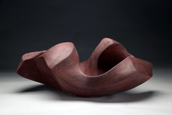 Jerilyn Virden, ceramic vessel, "Shift"