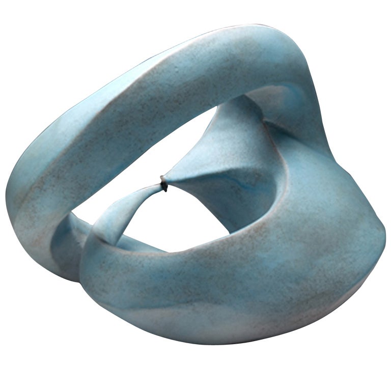 Jerilyn Virden Ceramic Sculpture "Splice" For Sale