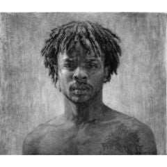 Mary Borgman Charcoal on Mylar Drawing 43.5" x 50"